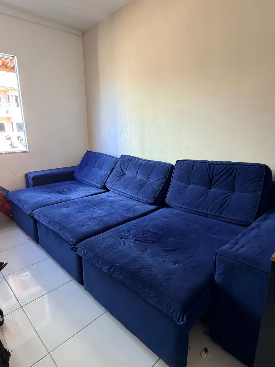 SOFÁ-CAMA RETRÁTIL 3,20M PRA VENDER LOGO - Foto 3