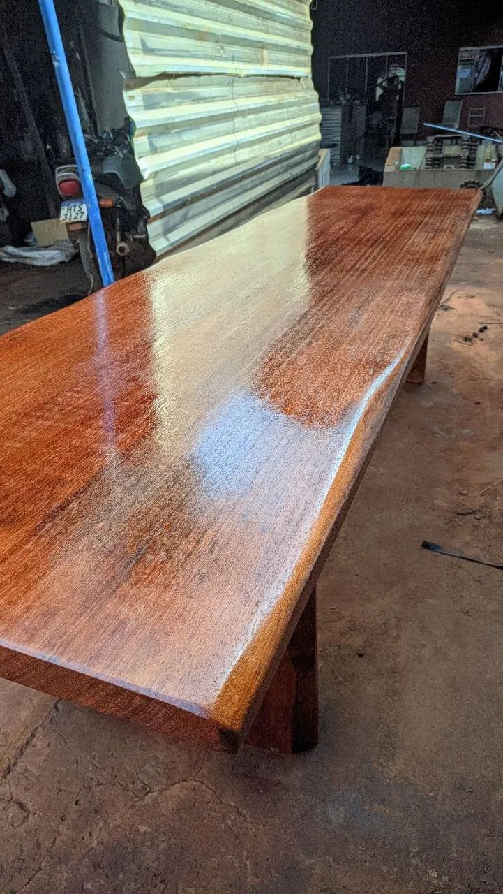 Mesa rustica 3 metros  - Foto 2