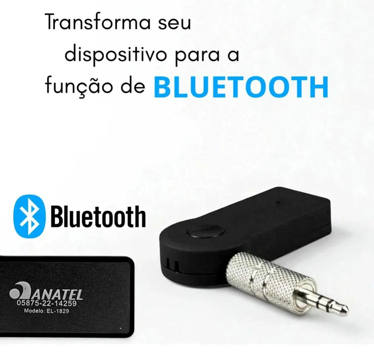 Adaptador bluetooth P2 novo - Foto 3