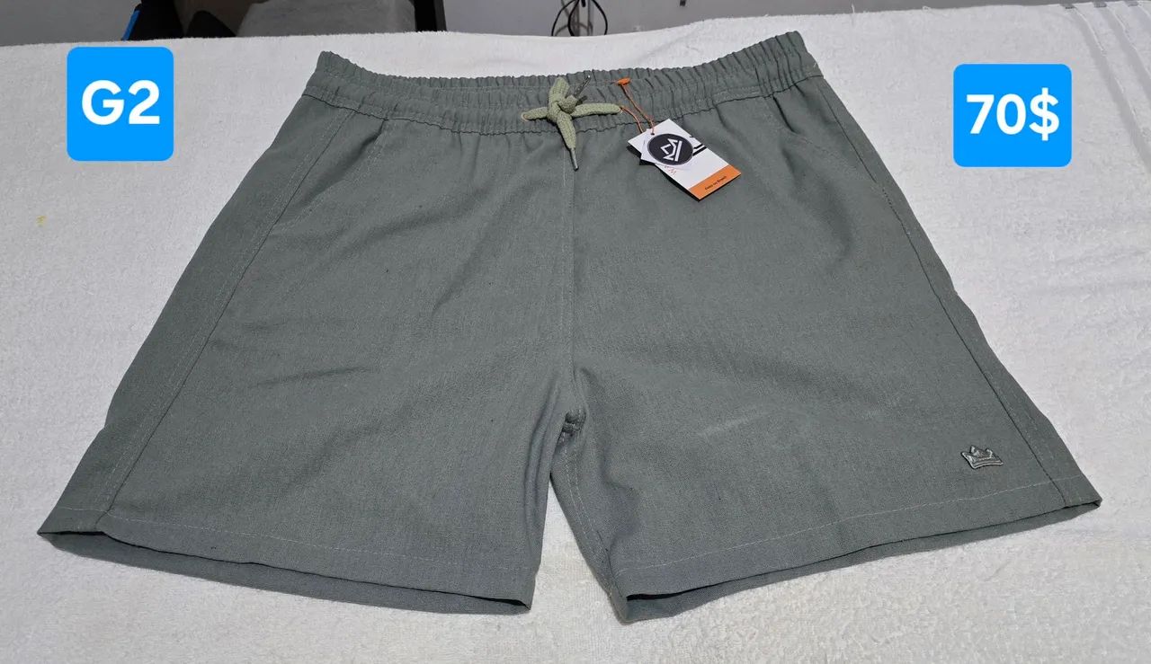 Short linho plus size GG G1 e G2 da Warth original 