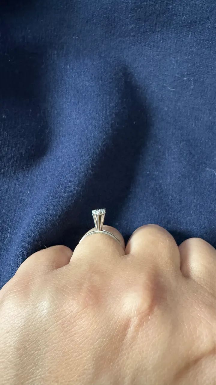 Anel chuveiro em ouro 18k - Foto 3
