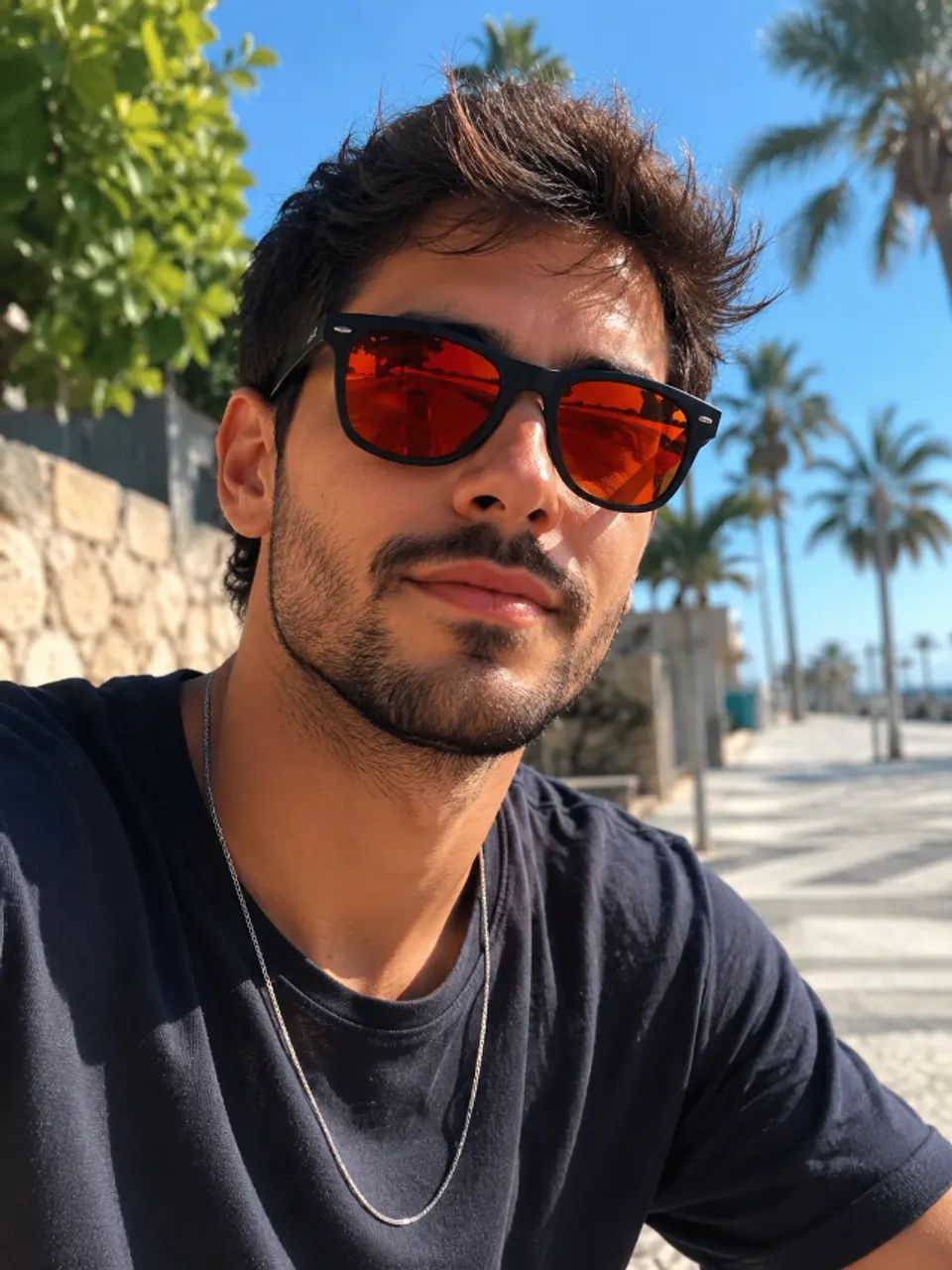 Óculos de sol masculino 