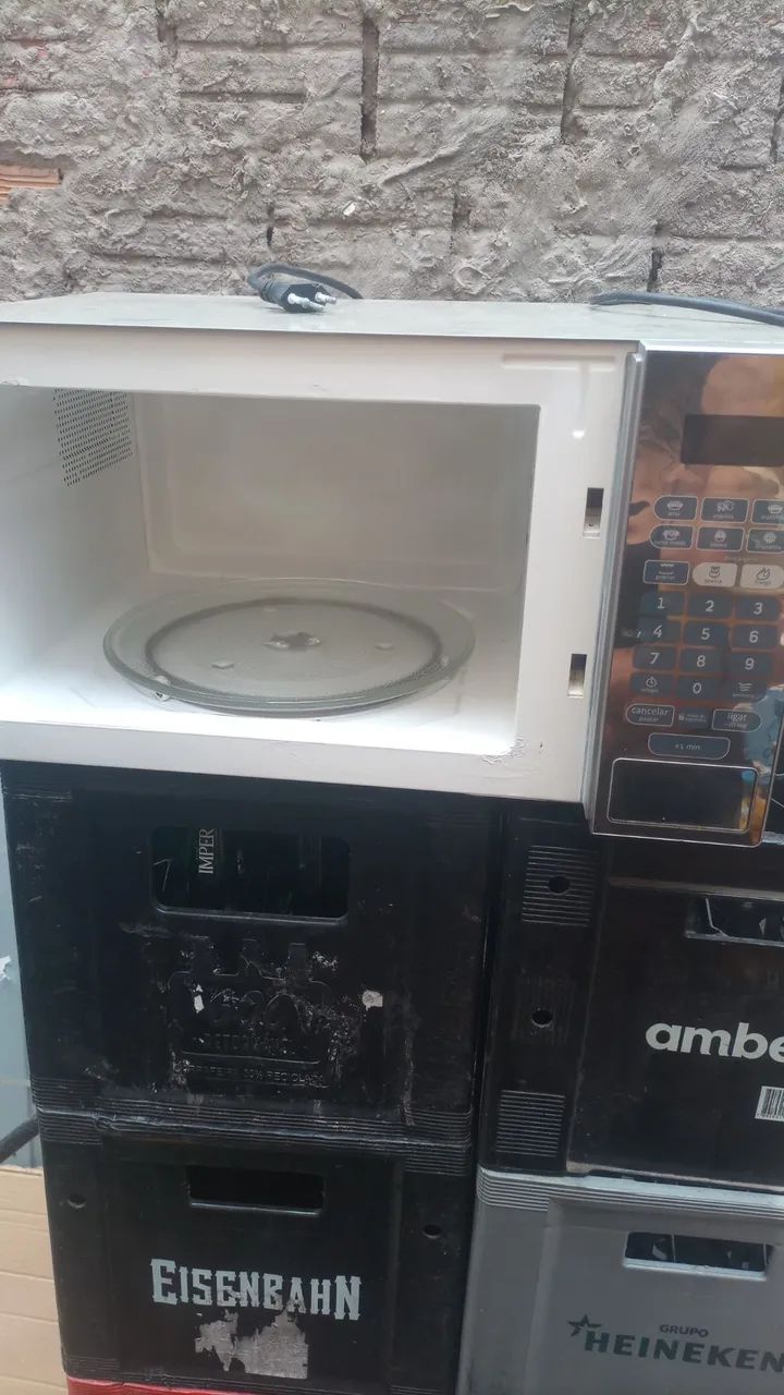 Vendo microondas funcionando perfeitamente  - Foto 4