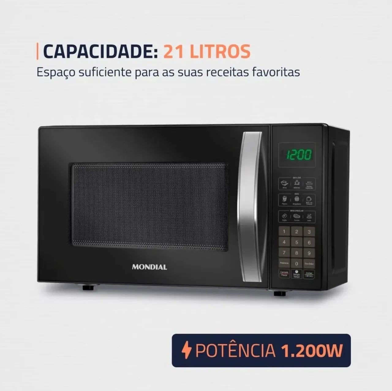 Microondas Mundial 21L - Foto 3