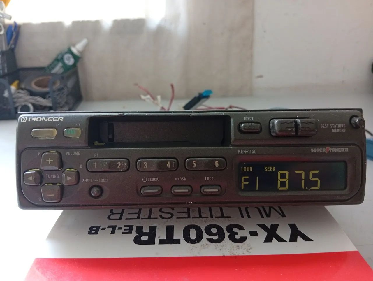 Rádio toca fitas Pioneer KEH -1150 ( nao está saindo som). - Foto 4