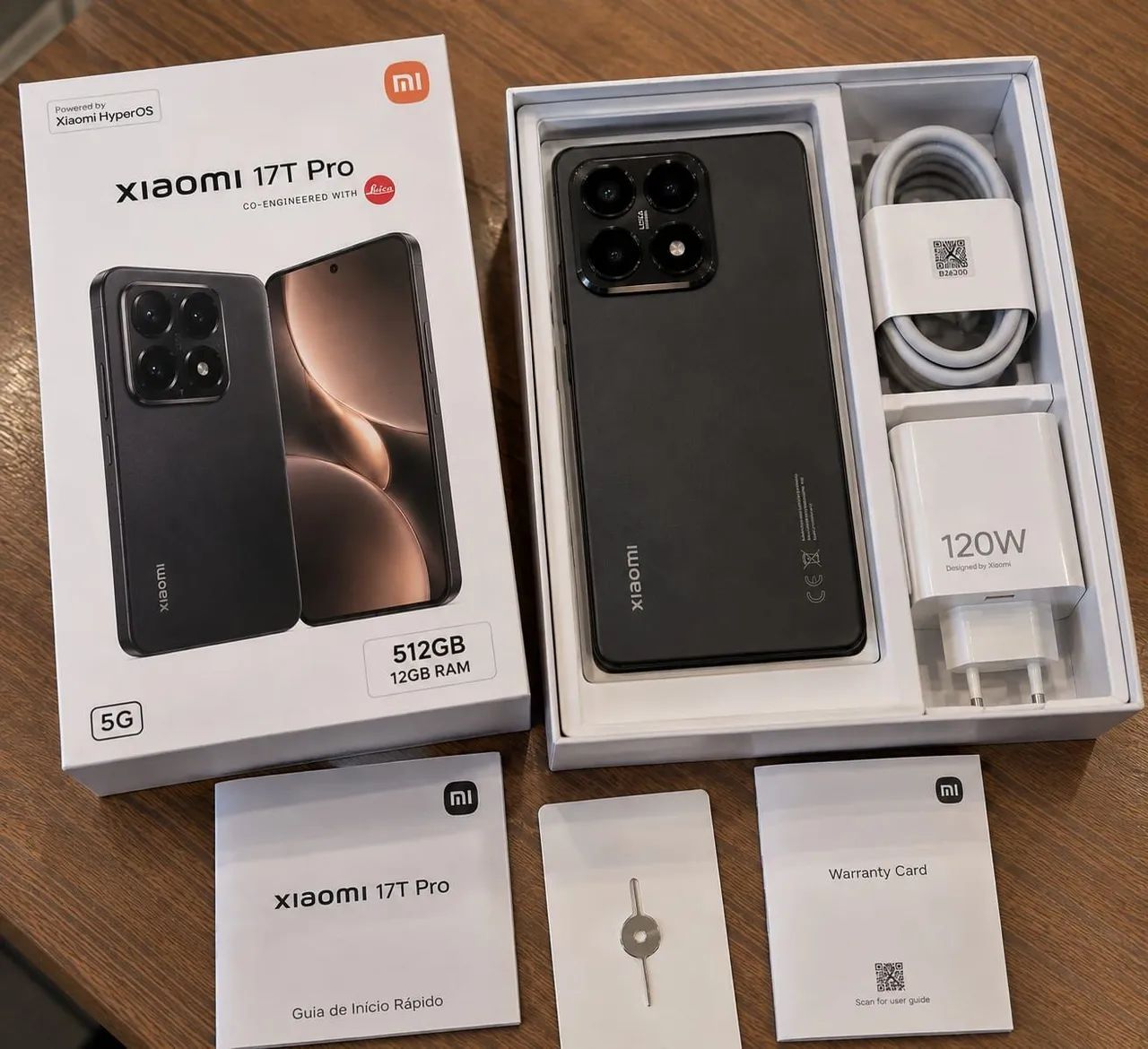 Xiaomi 17t pro 512gb azul, NOVO na caixa - Celulares e Smartphones