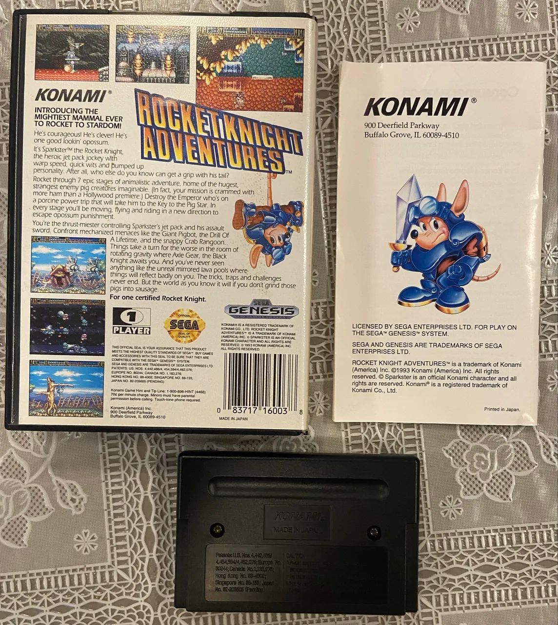 Jogo Mega Drive - Rocket Night Adventures - Foto 2