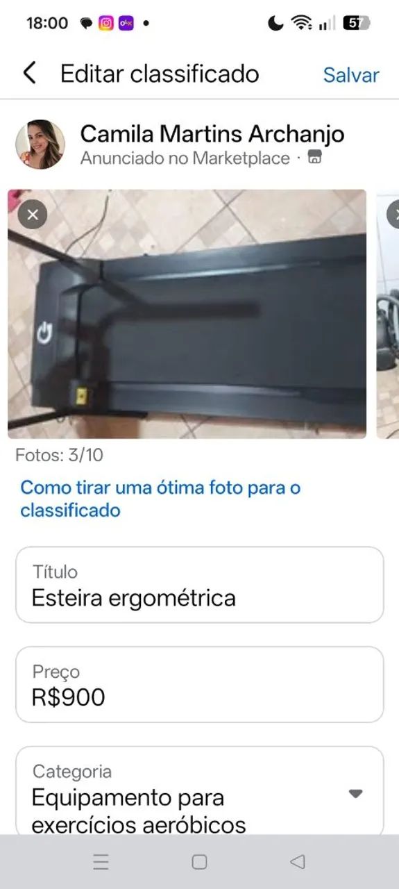 Esteira ergométrica  - Foto 2