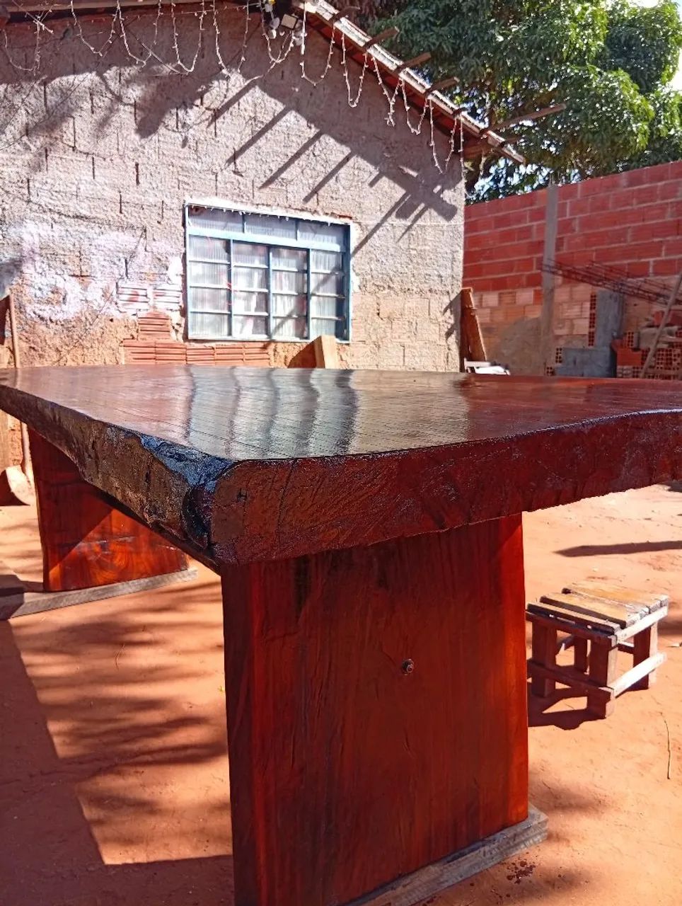 Mesa de rustica de madeira  - Foto 2