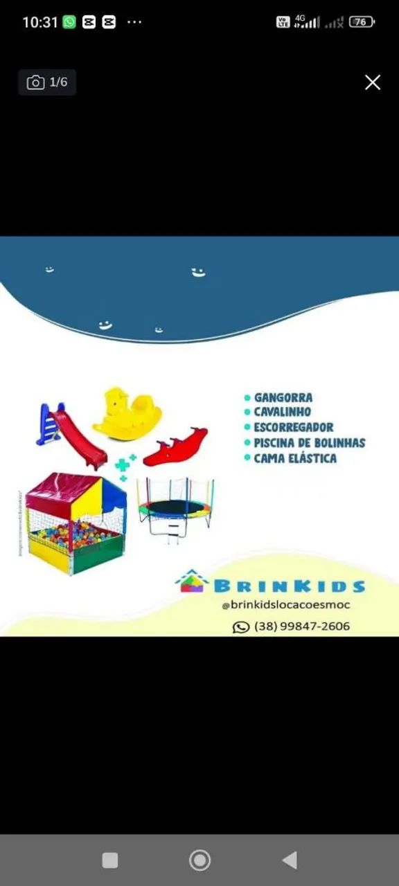 Locação de brinquedos para eventos. 