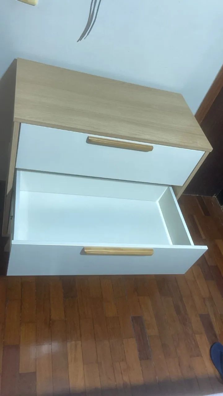 Cômoda infantil com 3 gavetas  - Foto 2