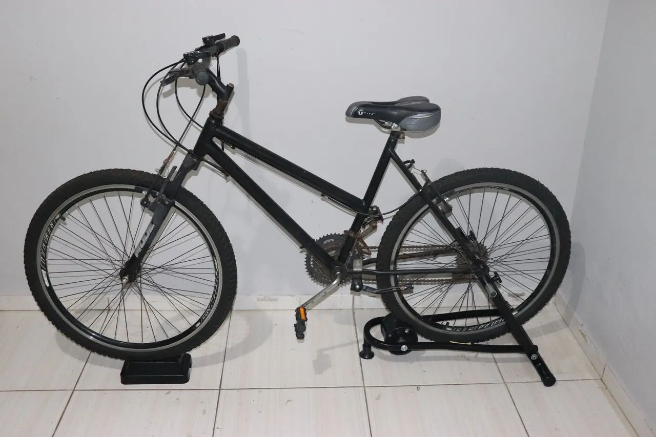 Bicicleta Aro 18 + suporte de cardio - Foto 2