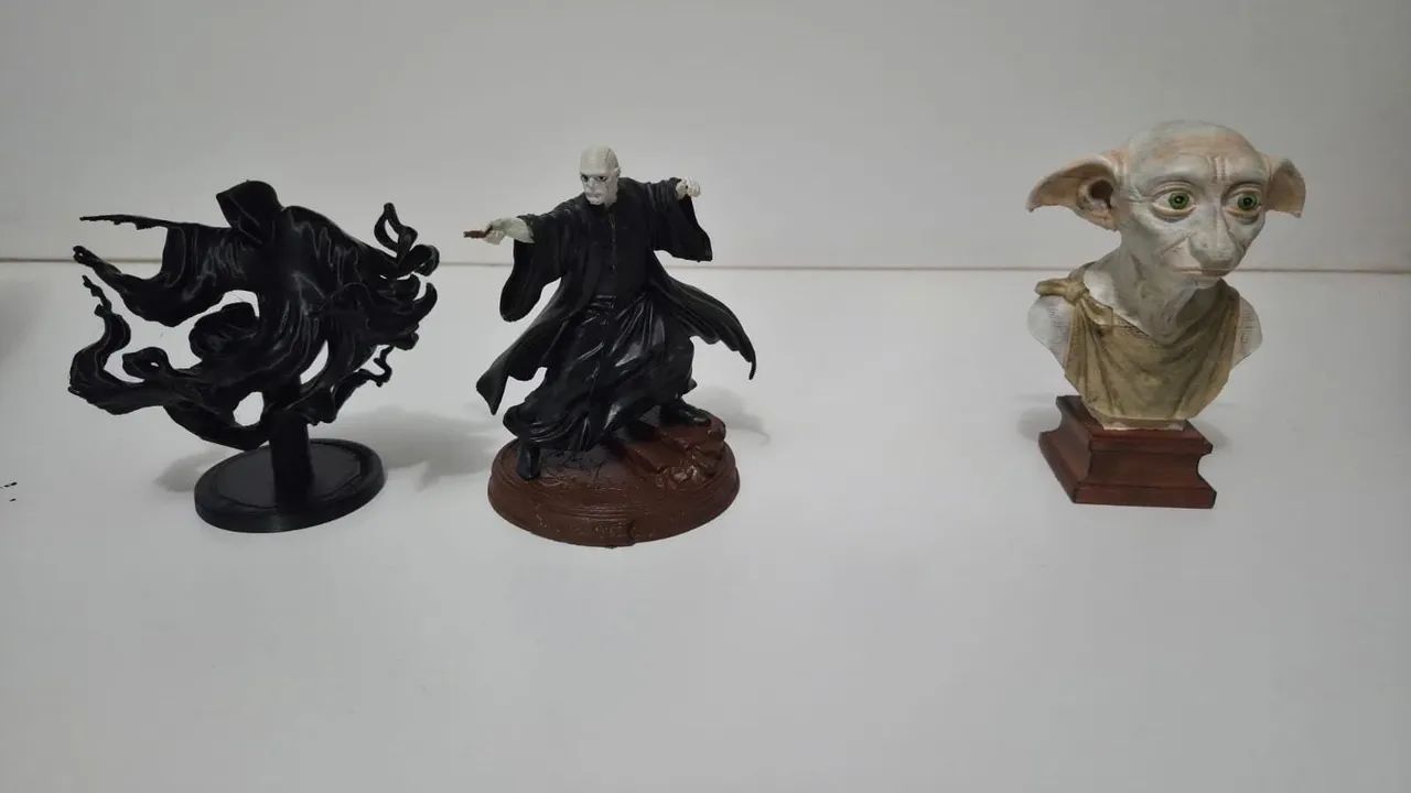 Estatuetas Harry Potter impressão 3D - Dobby, dementador, Voldemort  - Foto 5