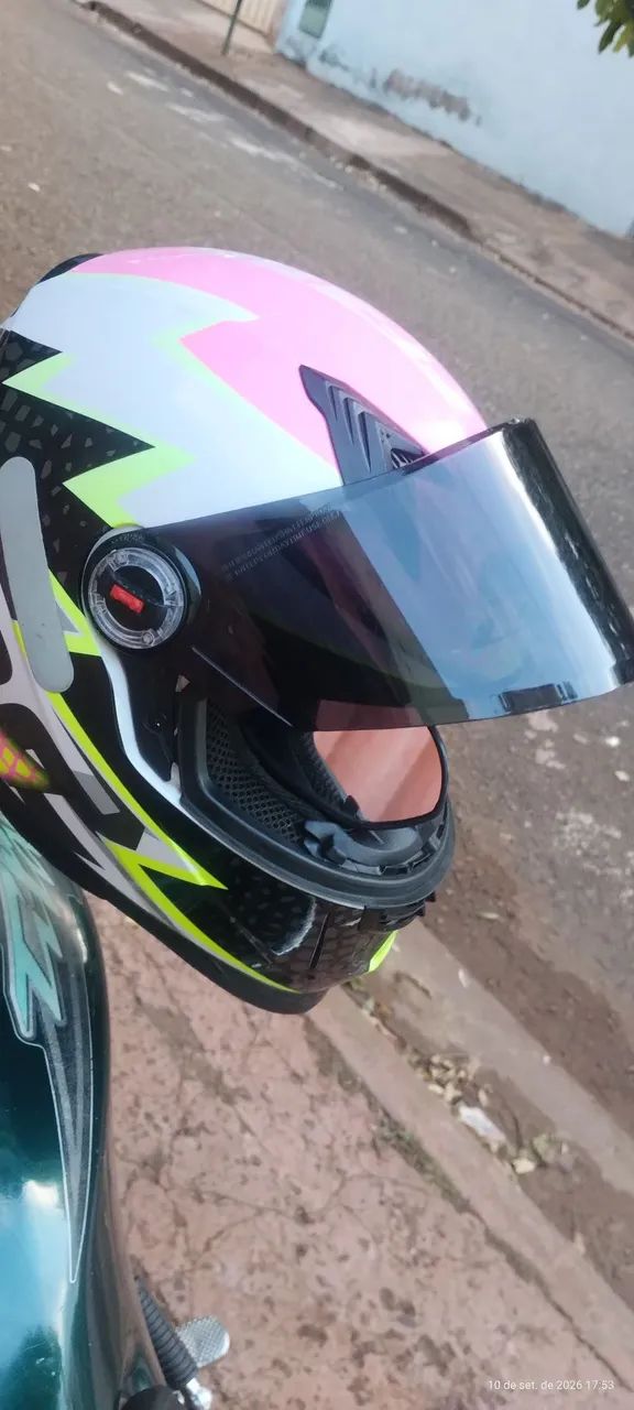 Capacete LS2 troco em notebook ou celular  - Foto 2