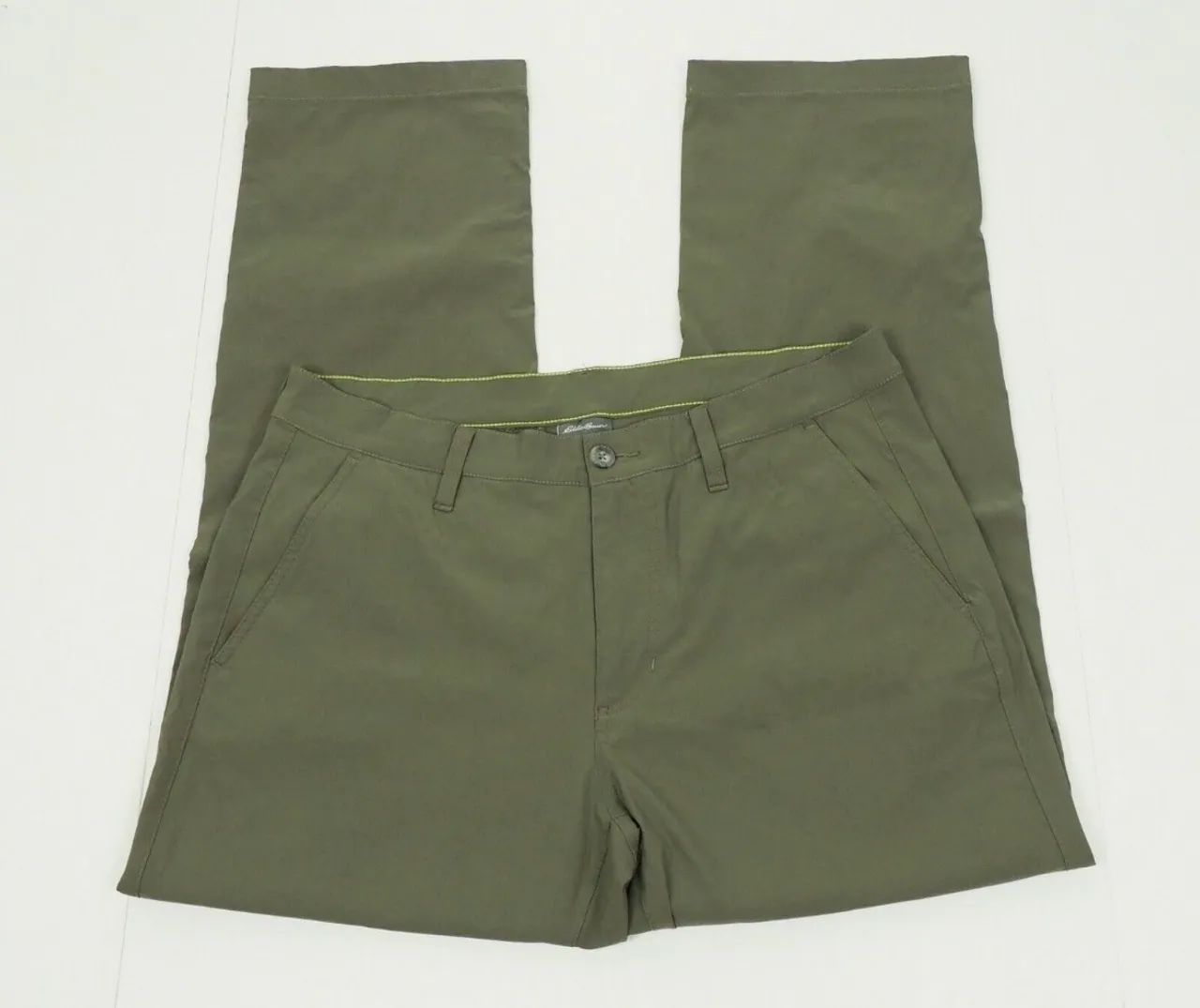 calça importada eddie bauer takeoff green casual hiking