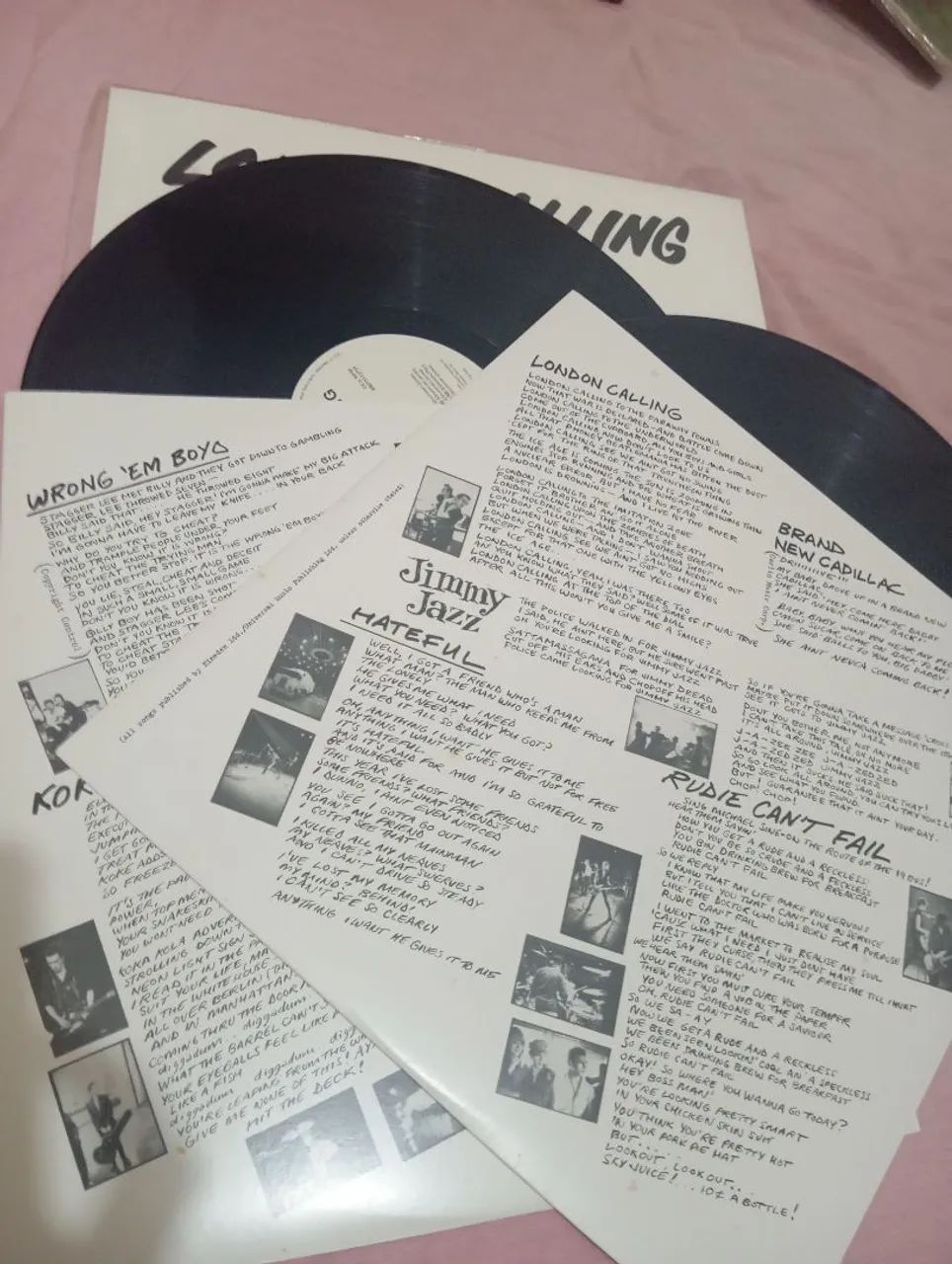 lp vinil the clash london calling importado duplo  - Foto 2