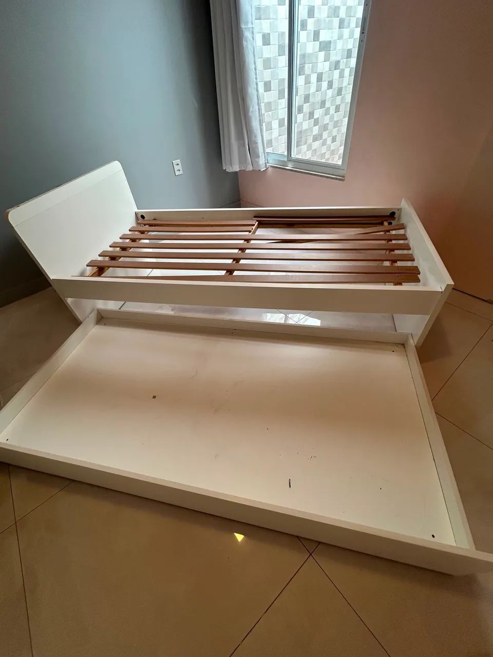 2 Camas Solteirão + Auxiliar em MDF  - Foto 2