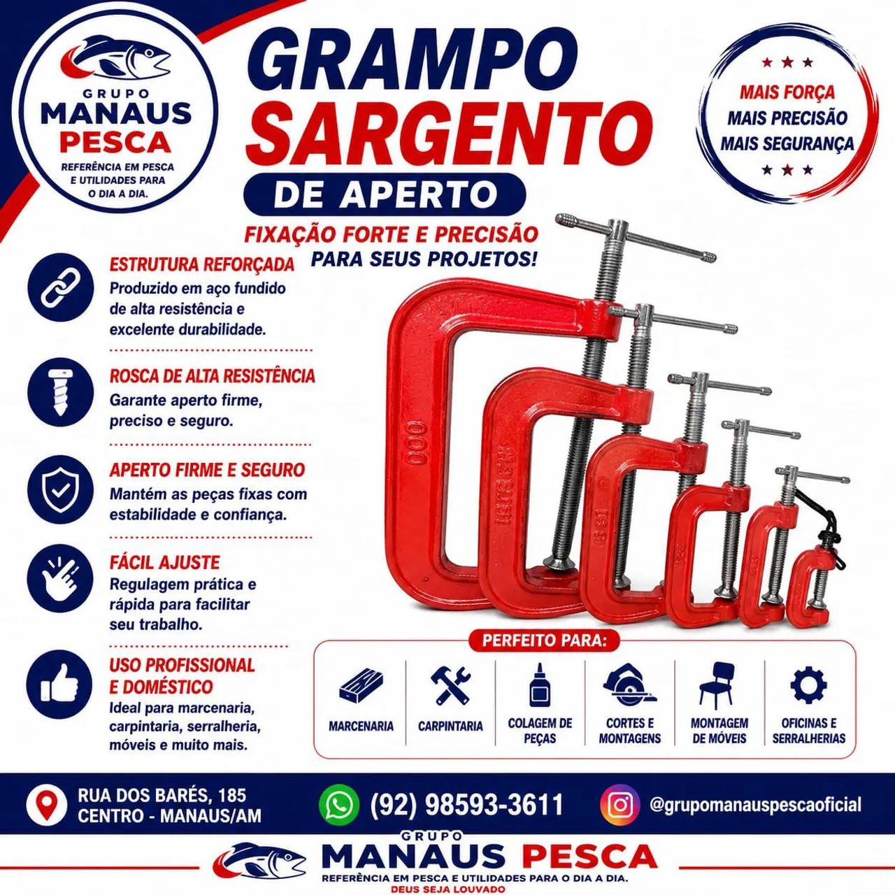Grampo Sargento 