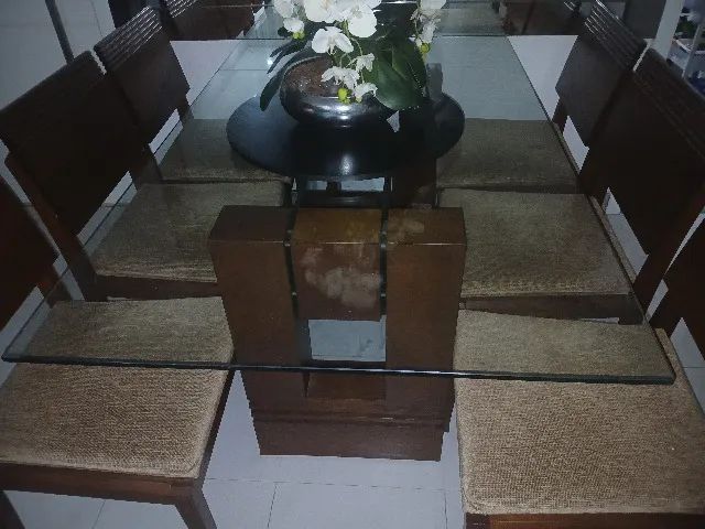 Mesa de Jantar 6 Lugares com 6 cadeiras - Foto 4