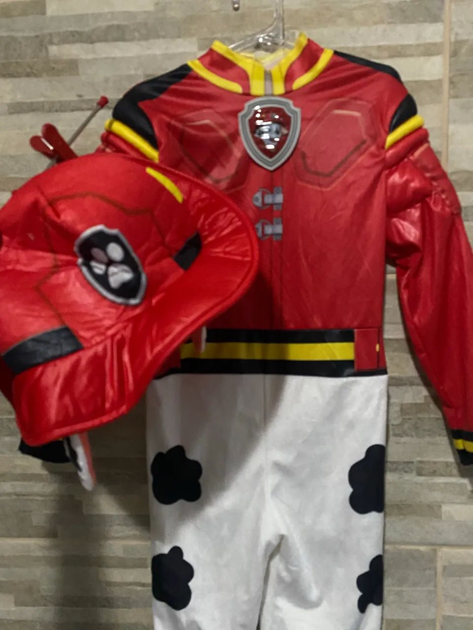 Fantasia da patrulha canina Marshall infantil  - Foto 5