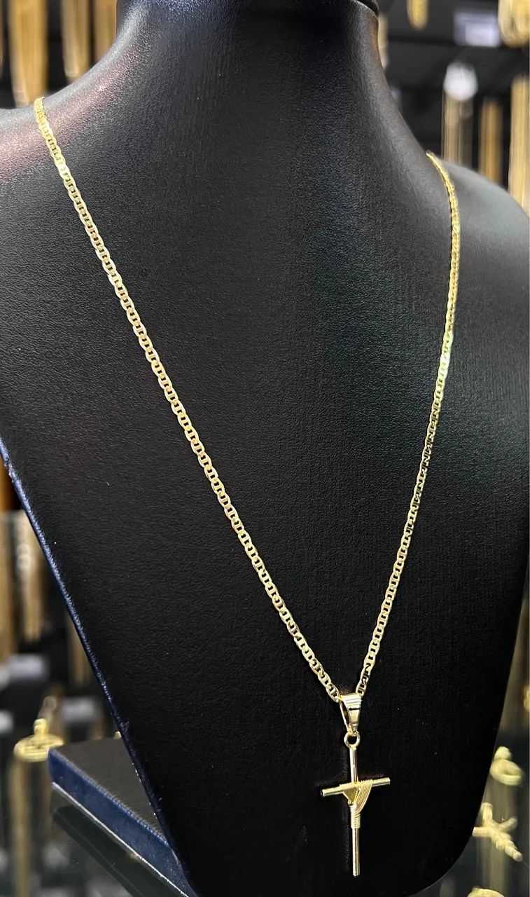 Cordões e pulseiras banhadas a ouro 18k - Foto 4