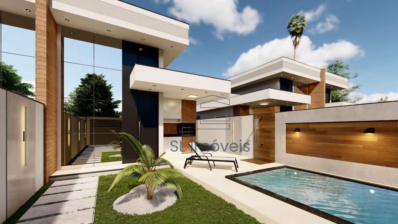 Casa linear com 3 quartos à venda no Ouro Verde, Rio das Ostras - Foto 2