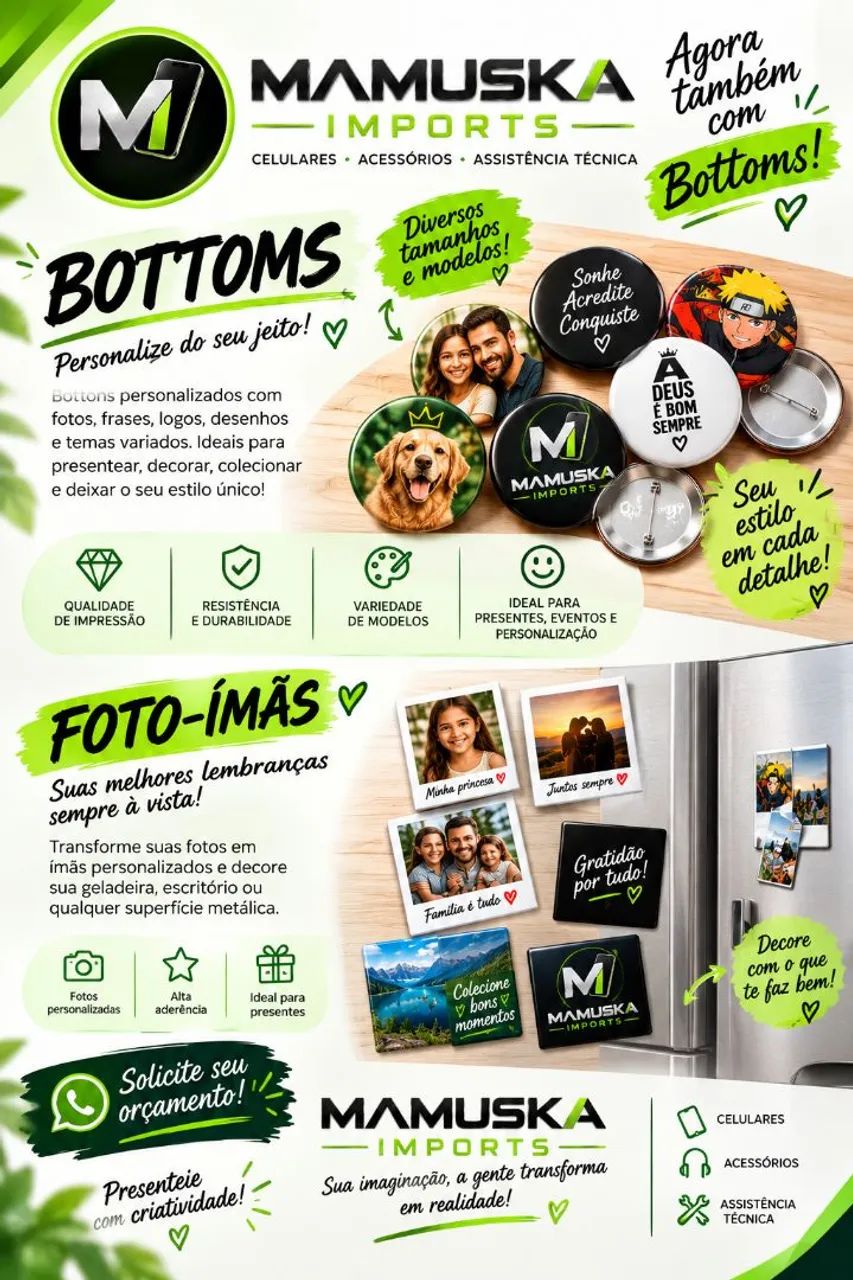 Botons e Polaroid 