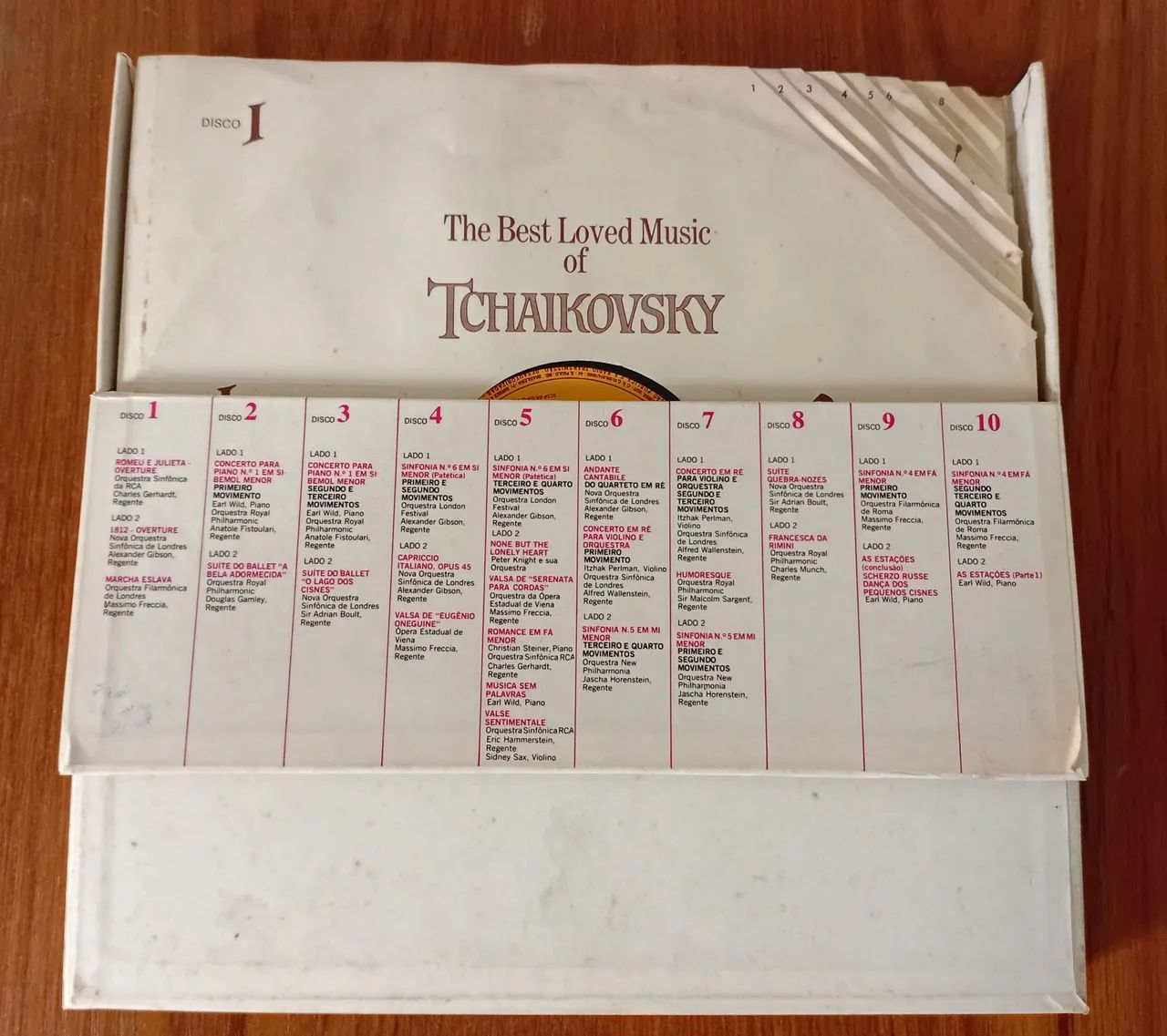 DISCO VINIL LUXO TCHAIKOVSKY - READER'S DIGEST RCA (10 LPS) - Foto 3