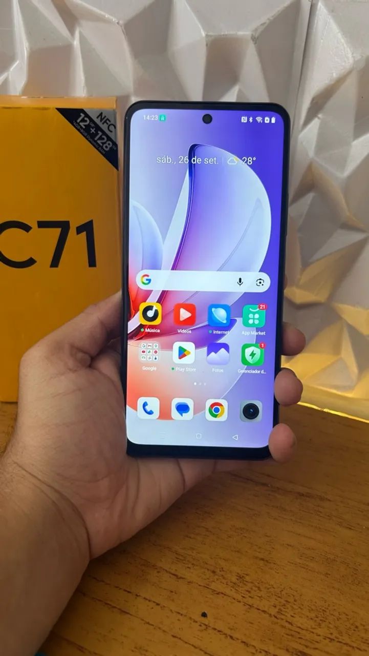 Realme C71 128gb - 1 semana de uso e 1 mês de comprado  - Foto 2