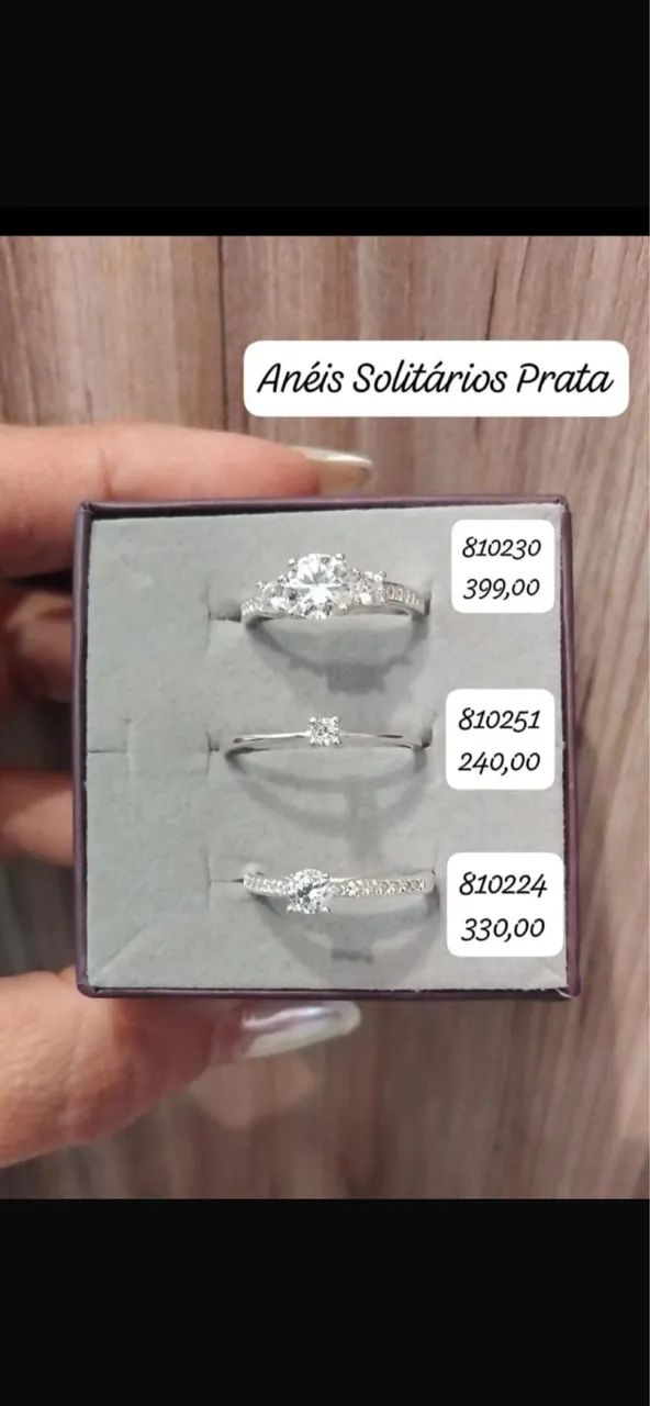 anél prata 925 rommanel