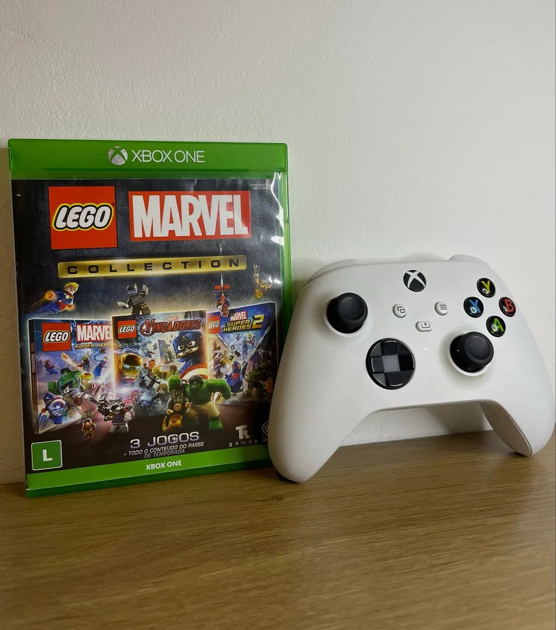 Controle Xbox séries original + jogo de brinde