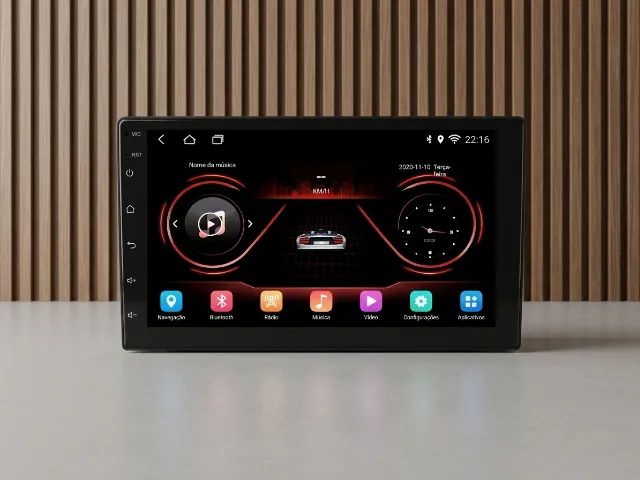 Multimídia 2Din 7 polegadas Android 2GB RAM 32GB CarPlay 