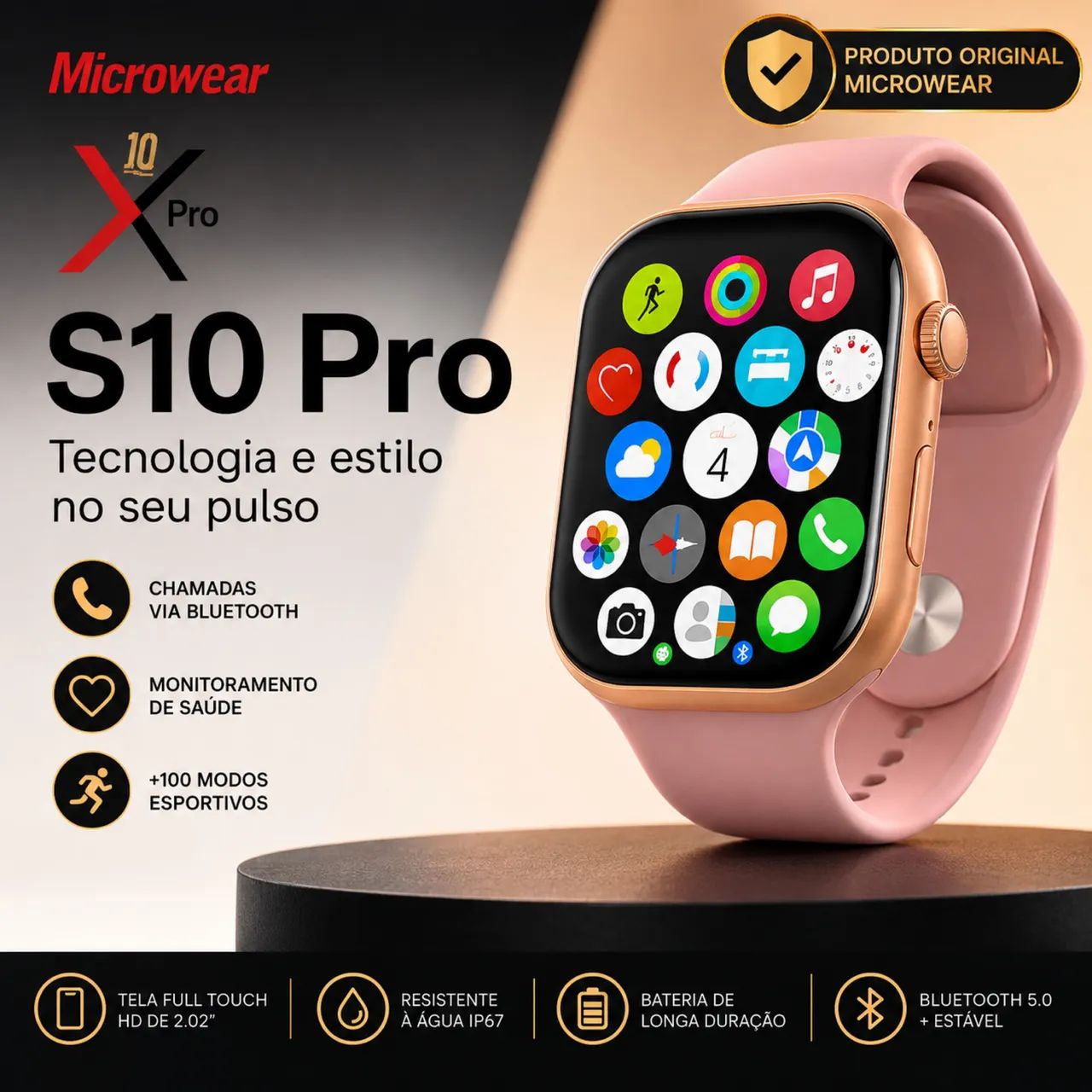 Smartwatch S10 Pro Microwear - Foto 4