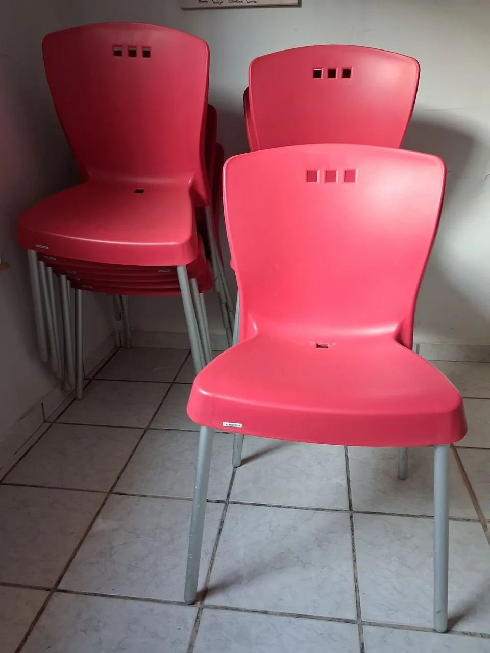 12 cadeiras da tramontina de aluminio - Foto 2