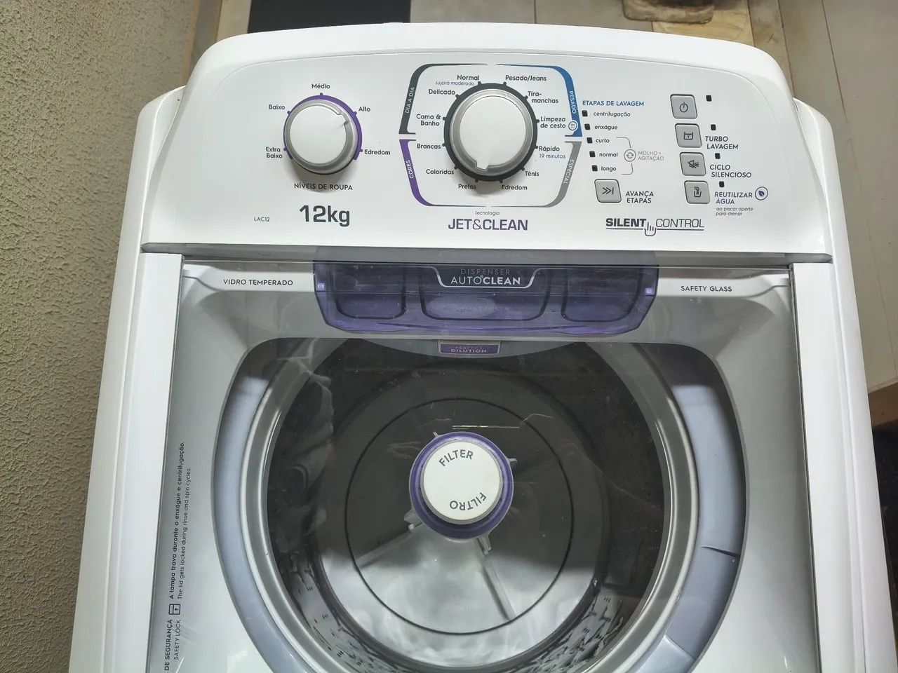 Máquina Eletrolux 12 kg