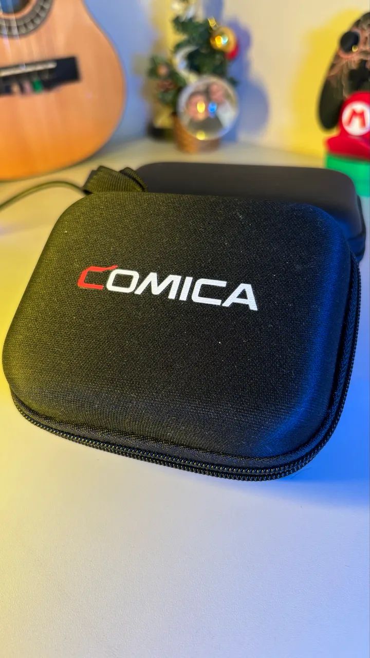 Microfone lapela cômica  