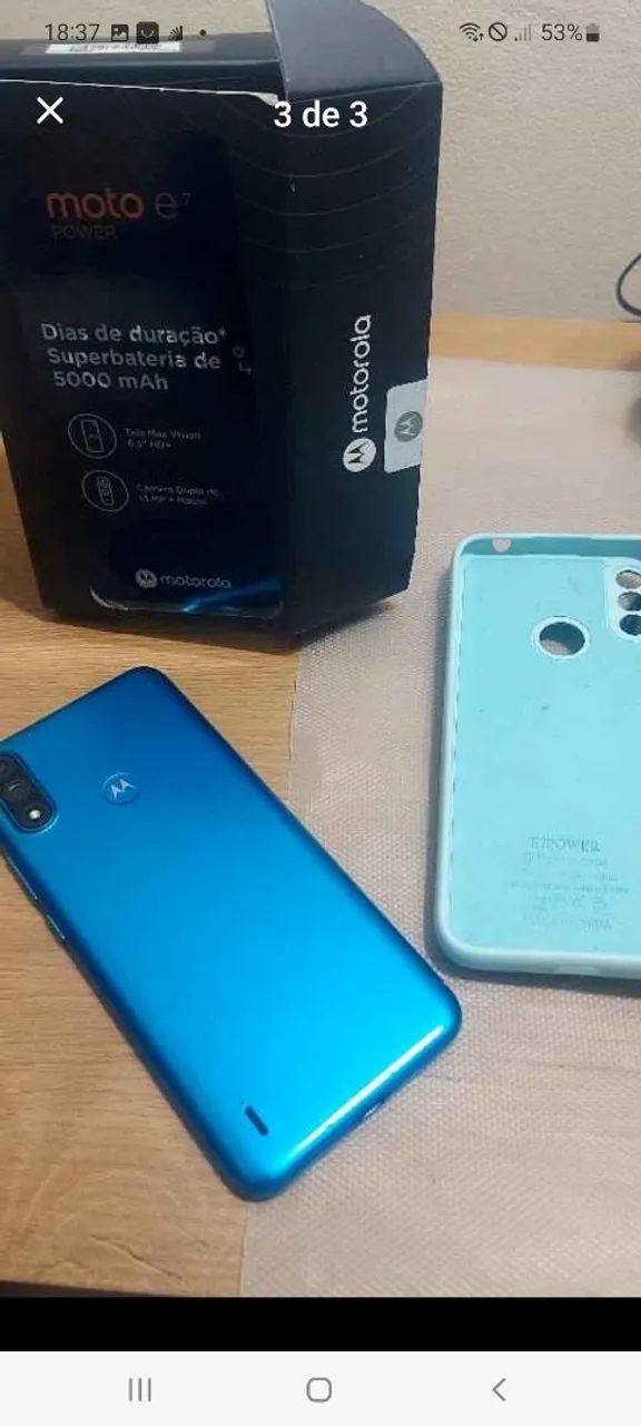 Smartphone Motorola e7 power UNICO DONO ÓTIMO ESTADO  - Foto 2