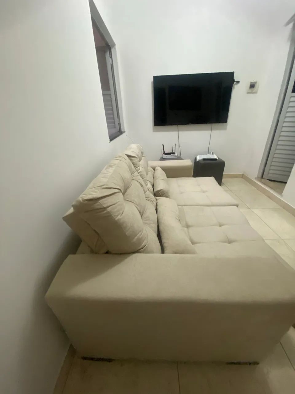 Sofá retrátil e reclinável espuma de alta densidade D33 - Foto 3