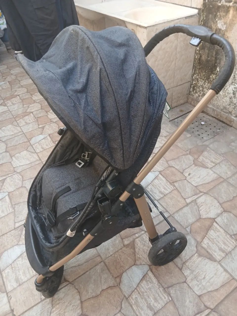 CARRINHO DE BEBÊ GALZERANO COM BEBÊ CONFORTO  - Foto 3