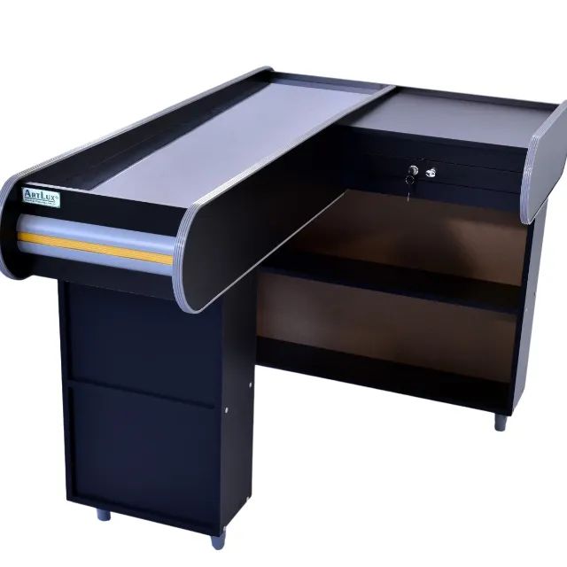 Passador de Compras Preto 140cm