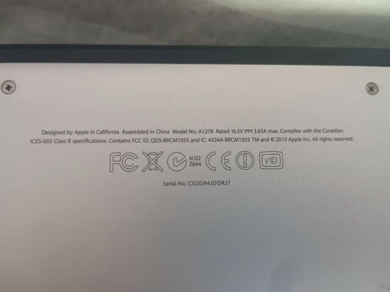MacBook pro 2011 i5