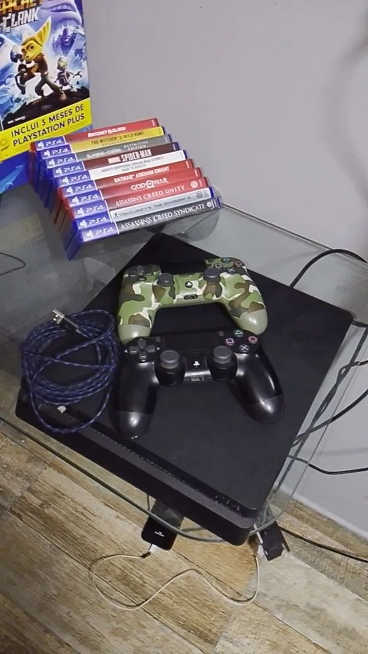 VENDO PS4 COM JOGOS - Foto 2