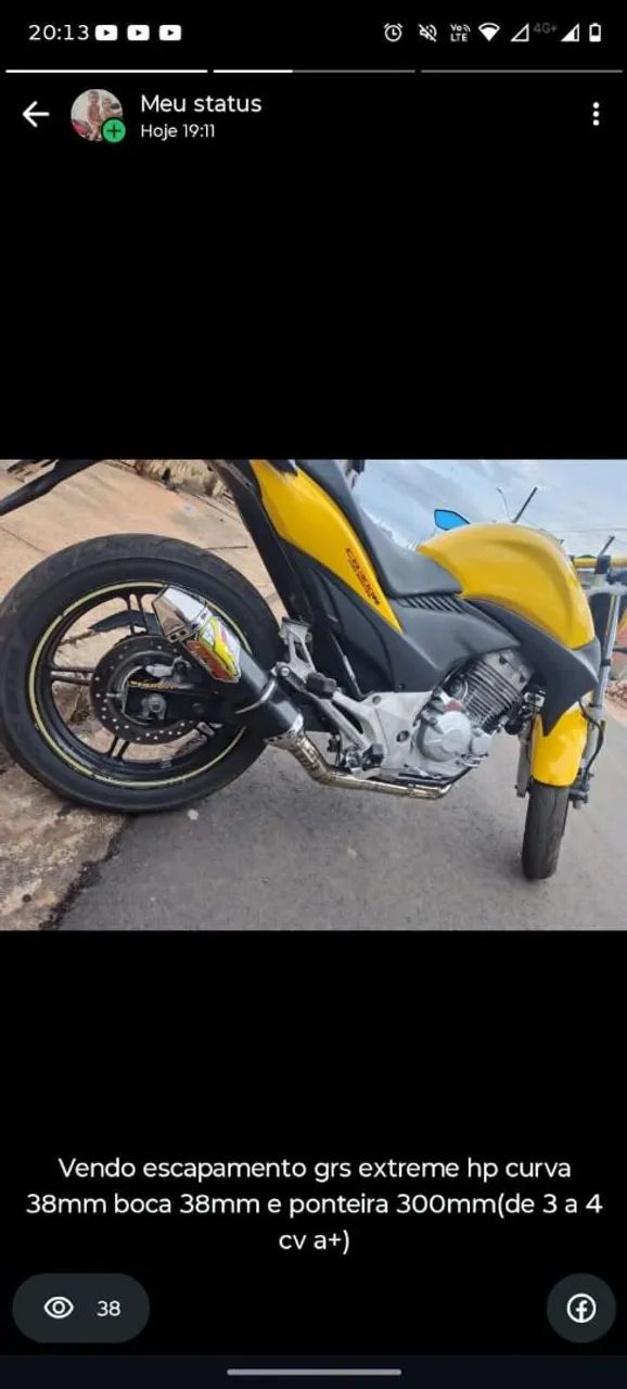Vendo cb 300r em ótimo estado 
