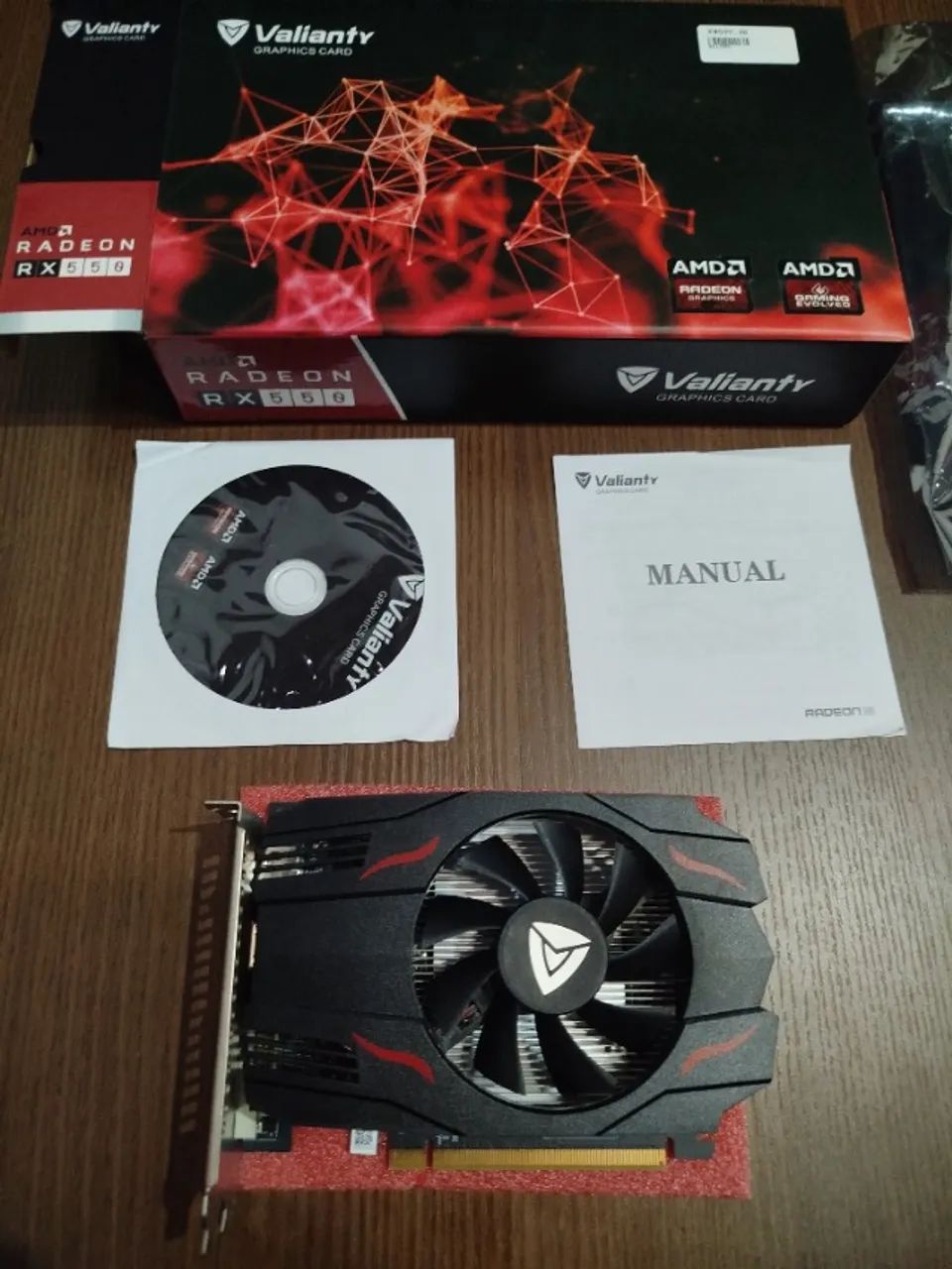 Placa de Vídeo RX 550 4G DDR5 VALIANTY - Foto 2