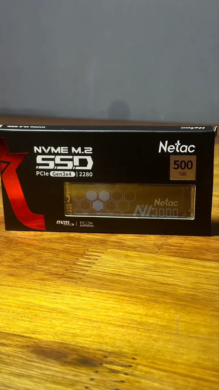 M2 NVMe Netac 500GB SSD (LACRADO)