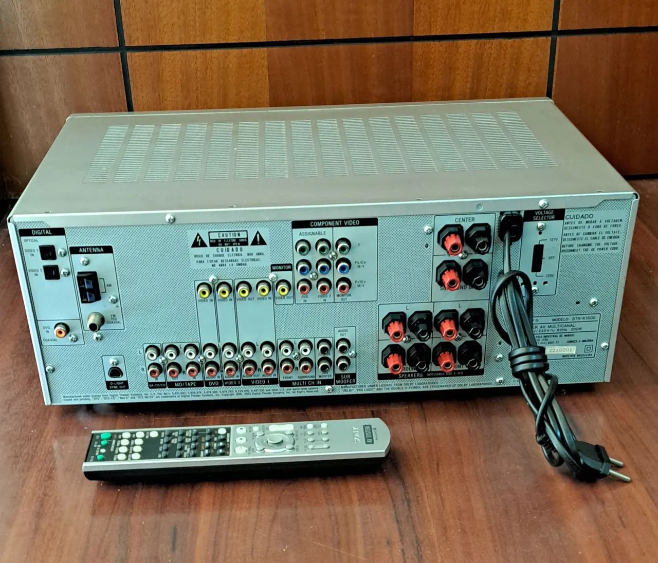 Receiver Sony Muteki 6.2 Digital ( STR-K1500 ) - Excelente - Foto 2