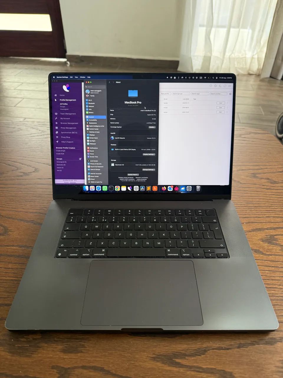 MacBook Pro 16" M3 (Space Black)