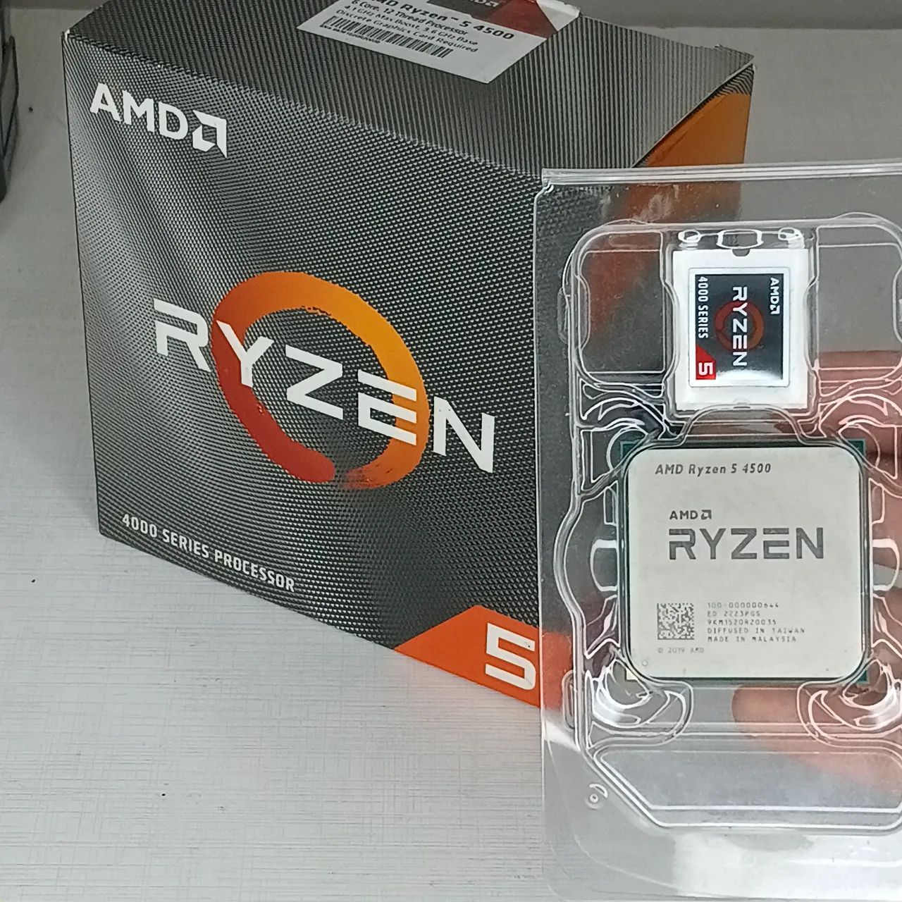 RYZEN 5 4500 EXCELENTE ESTADO COM TUDO NA CAIXA + NOTA FISCAL