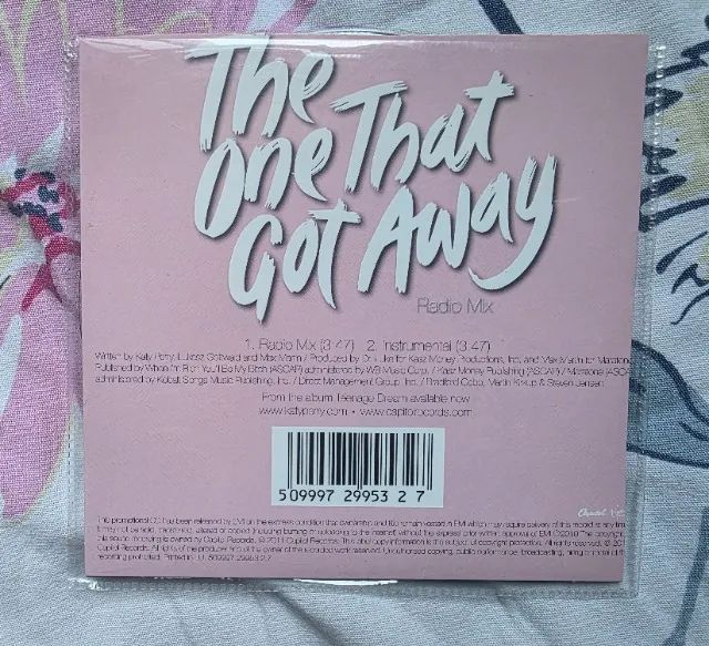 CD Single Katy Perry The One That Got Away  - Foto 5