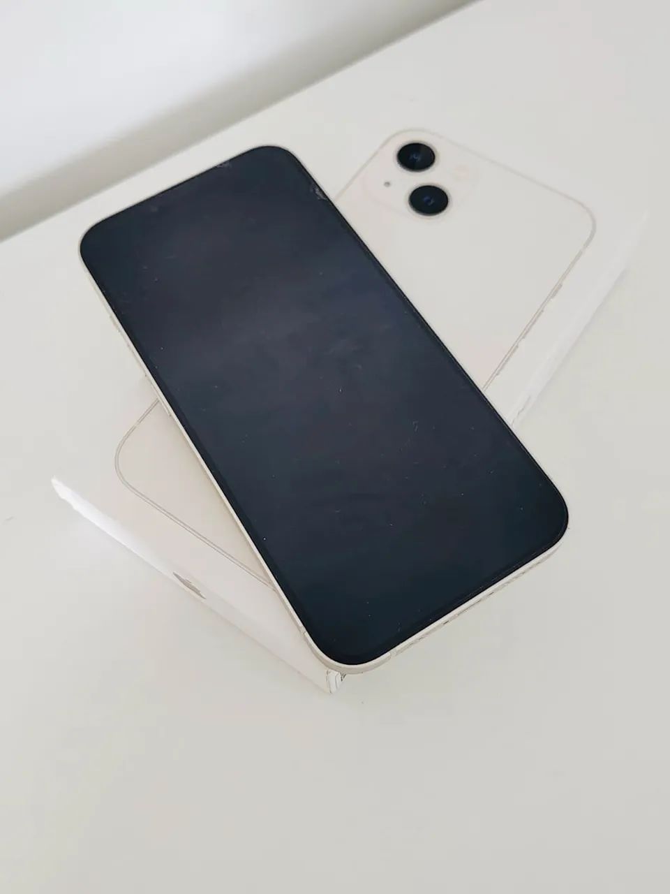 iPhone 13 128GB Branco - Conservado + Caixa e Nota - Celulares e